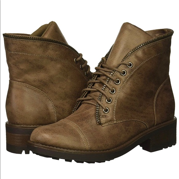 Carlos Santana Simone Motorcycle Boot Taupe Sz 6M - Picture 3 of 9